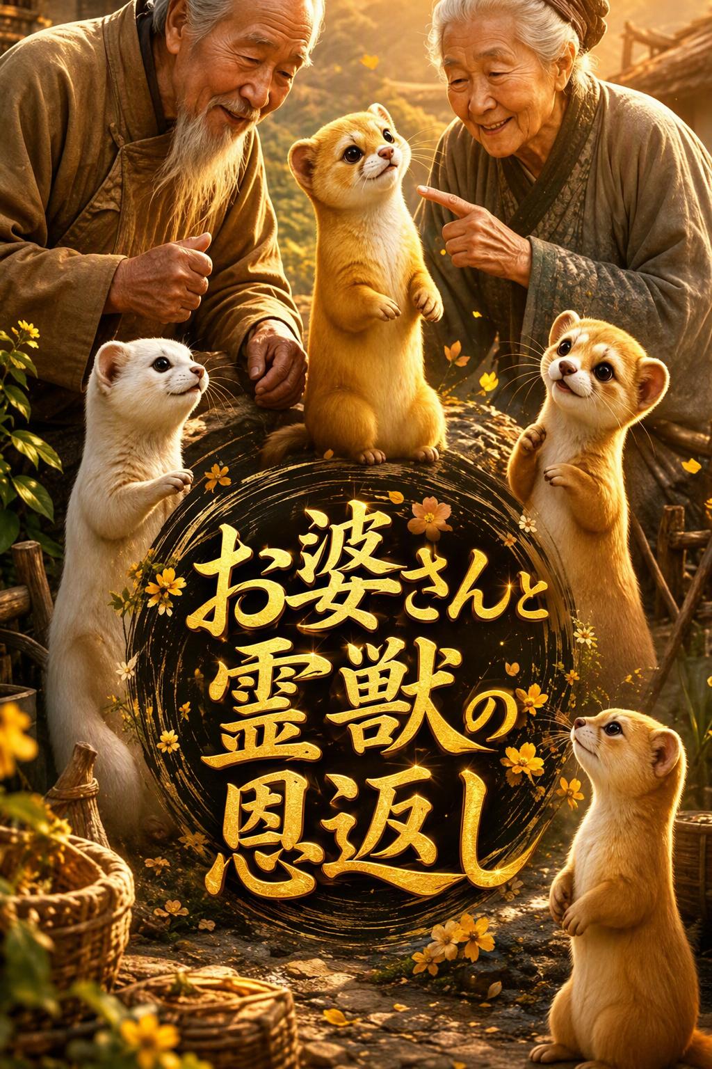 お婆さんと霊獣の恩返し
