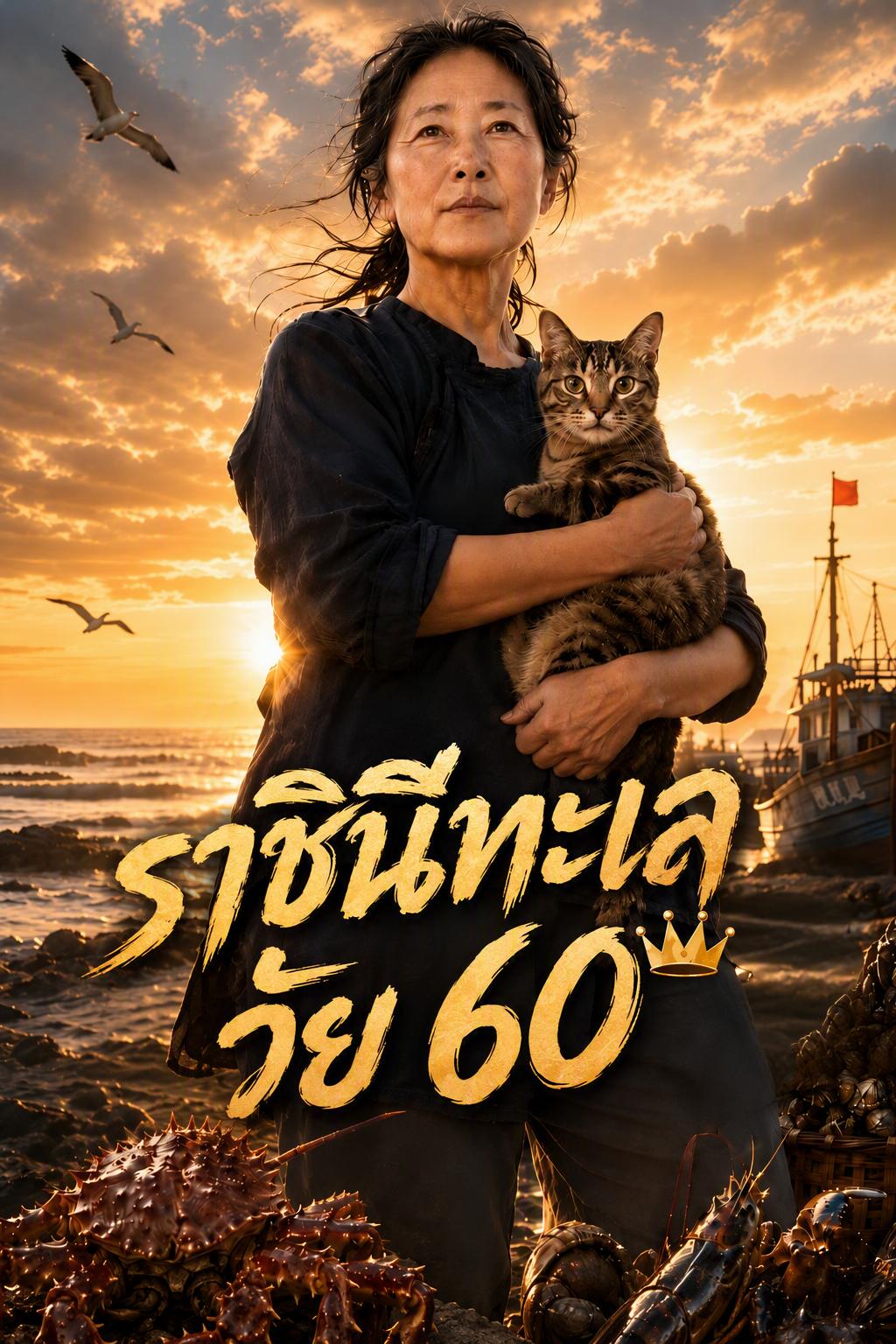 หญิงชราวัย 60 ไม่ยอมแพ้ กลายเป็นราชินีจับสัตว์น้ำ