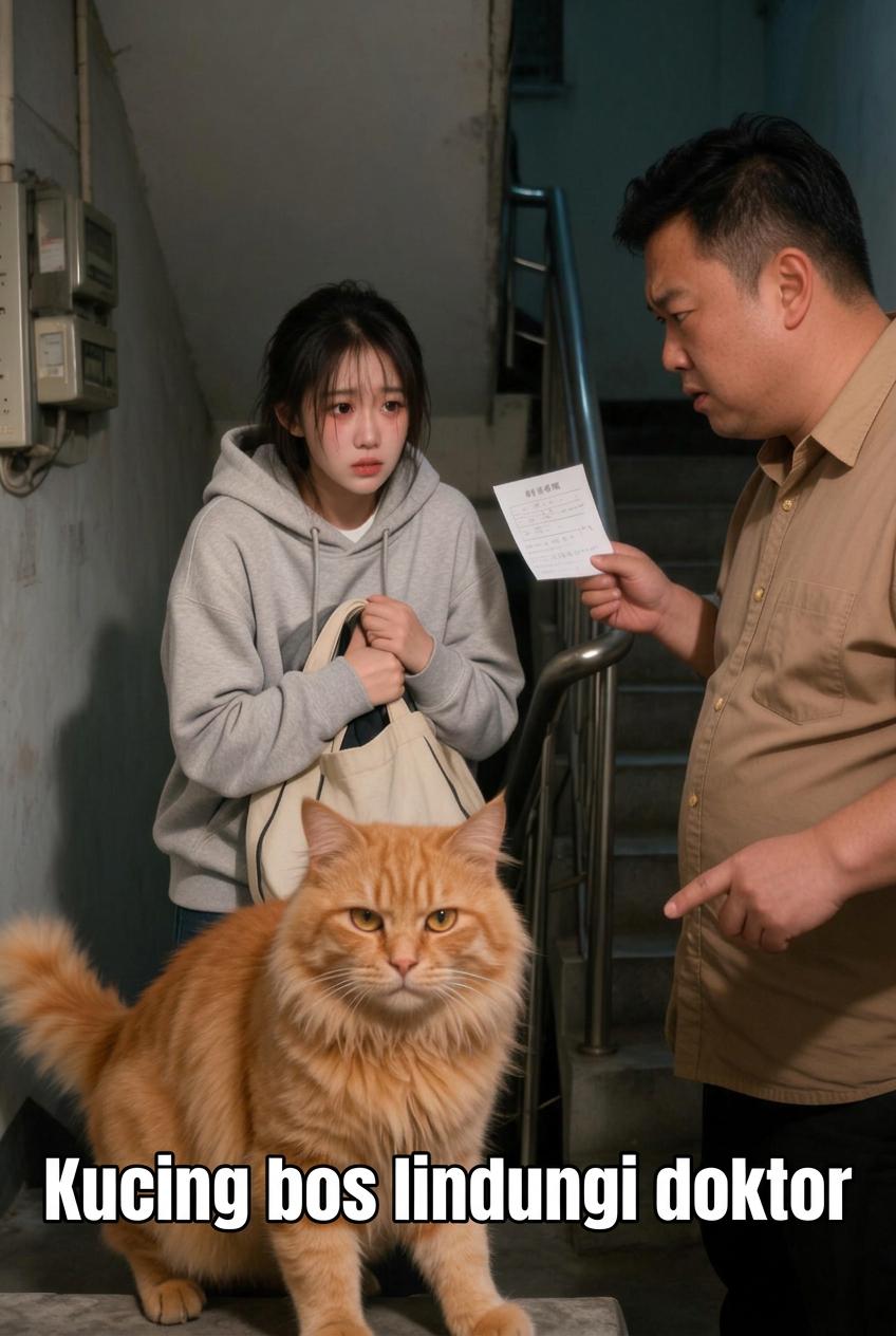 Kucing bos lindungi doktor