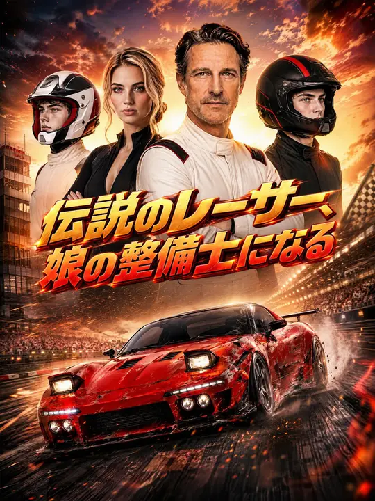 伝説のレーサー、娘の整備士になる