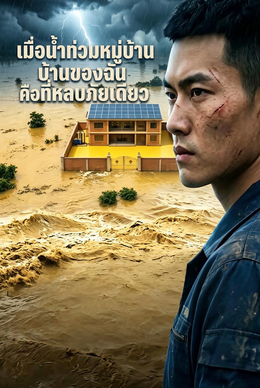 เมื่อน้ำท่วมหมู่บ้าน บ้านของฉันคือที่หลบภัยเดียว