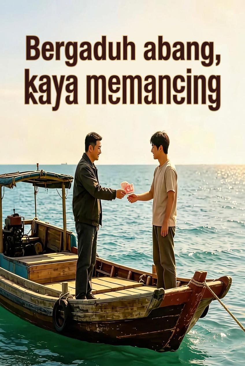 Bergaduh abang, kaya memancing