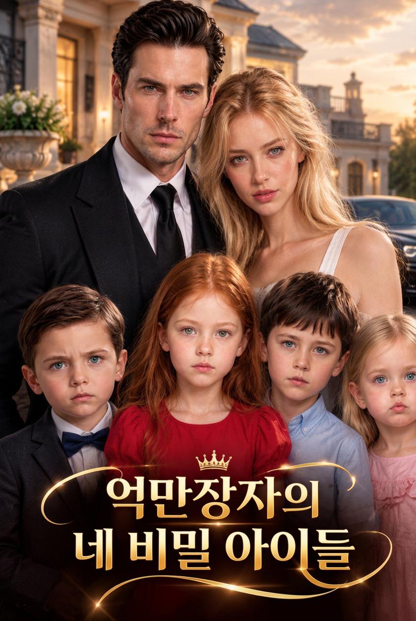 억만장자 상속인의 비밀스러운 네 아이