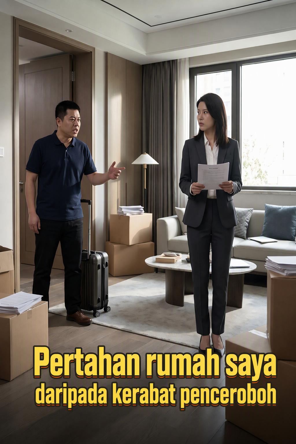 Wanita Kental yang Melindungi Rumahnya