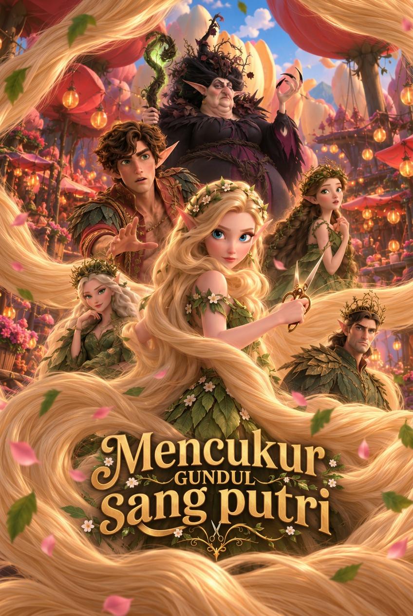 Mencukur gundul sang putri