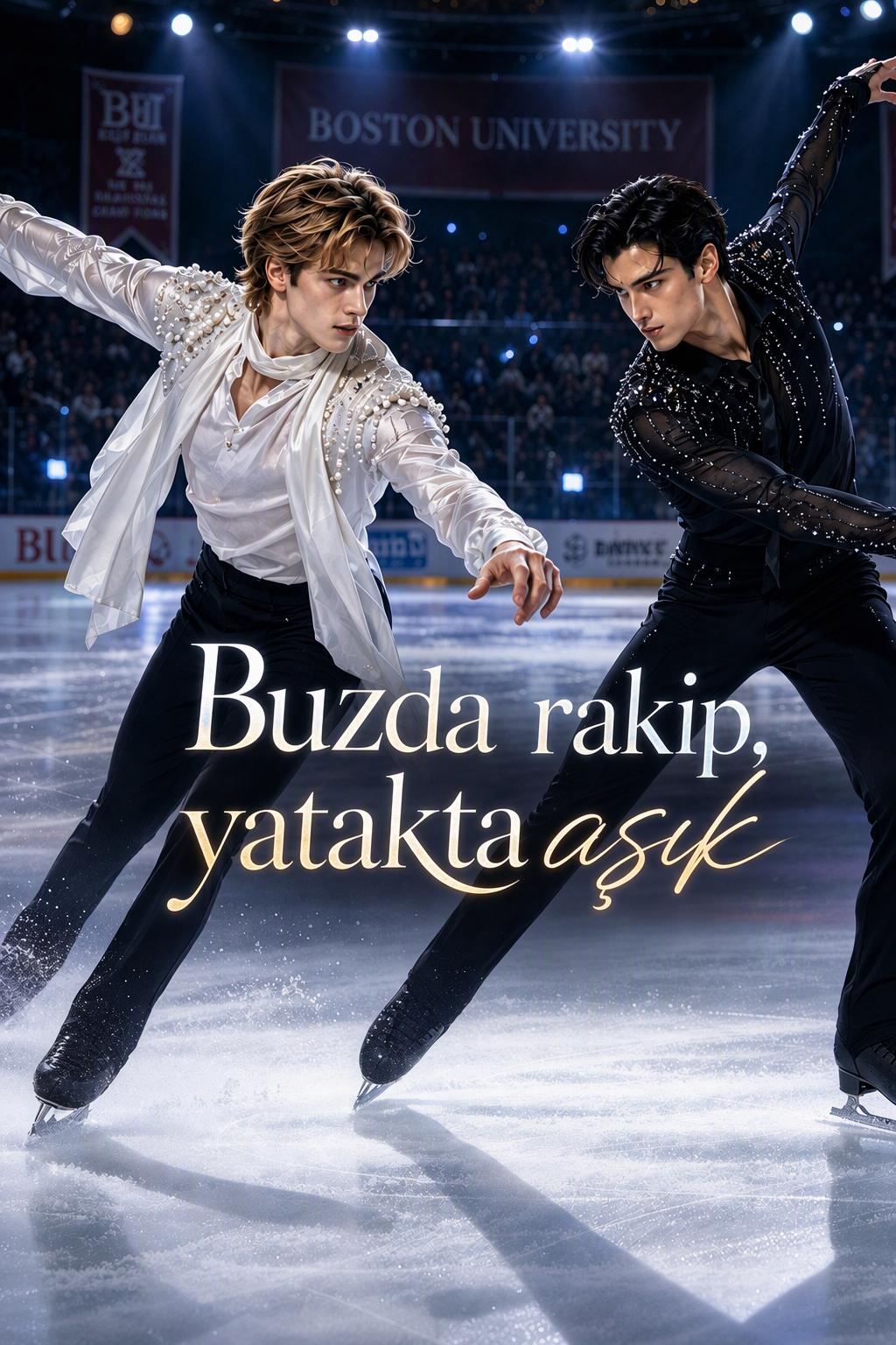 Buzda rakip, yatakta aşık
