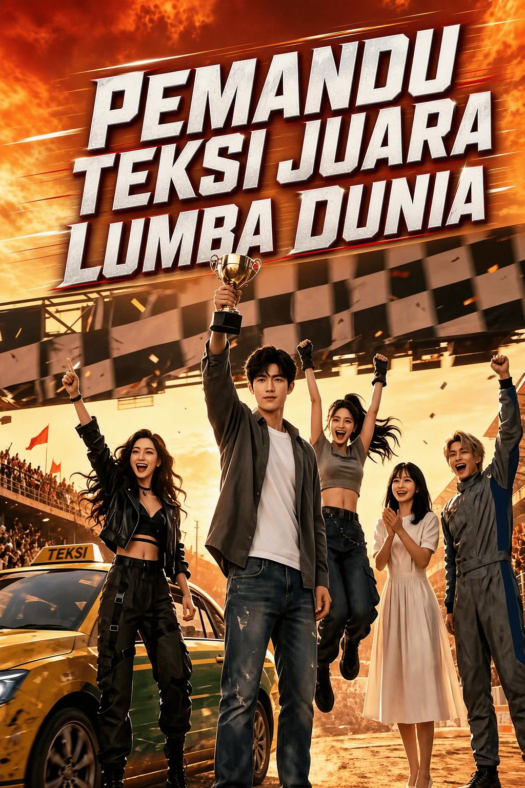 Pemandu teksi juara lumba dunia