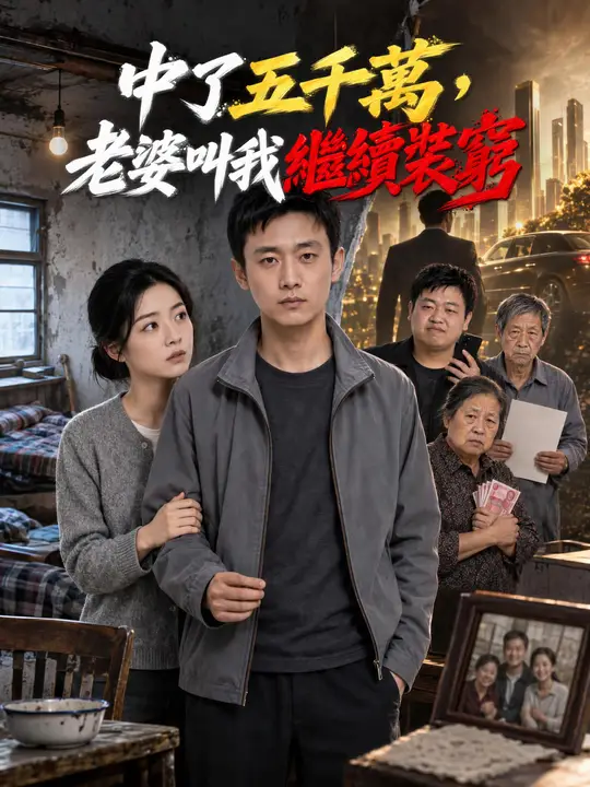 中了五千萬，老婆叫我繼續裝窮