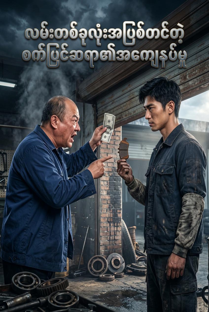 တစ်လမ်းလုံး အပြစ်ဝန်ခံခိုင်းခြင်းခံရသော စက်ပြင်ဆရာ