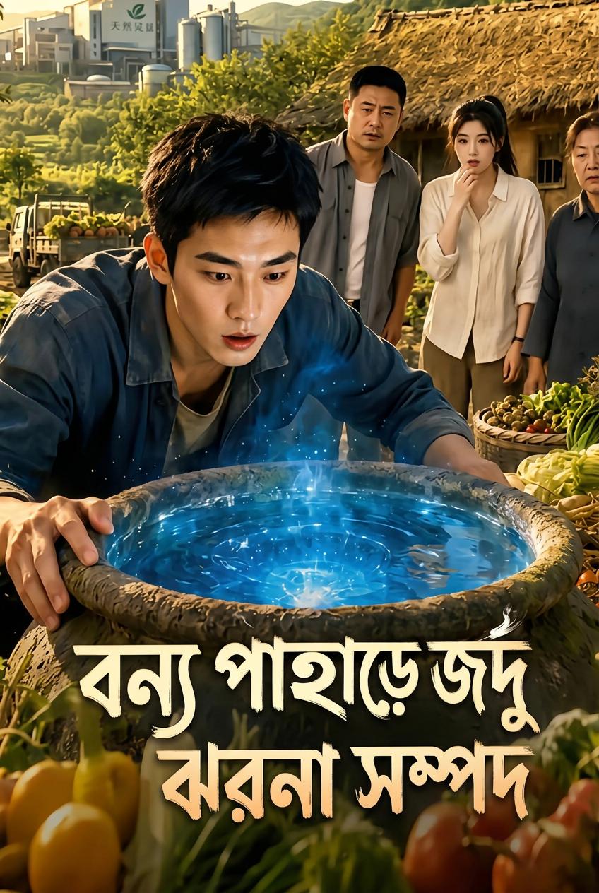 বন্য পাহাড়ের জাদু ঝরনা সম্পদ