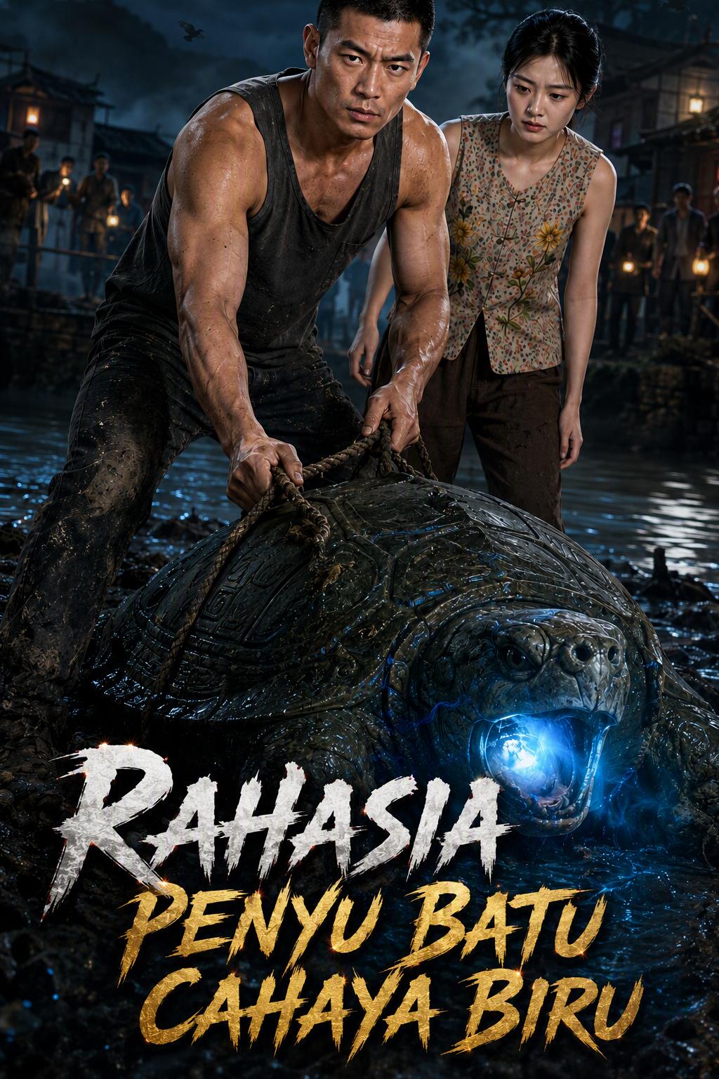 Rahasia penyu batu cahaya biru