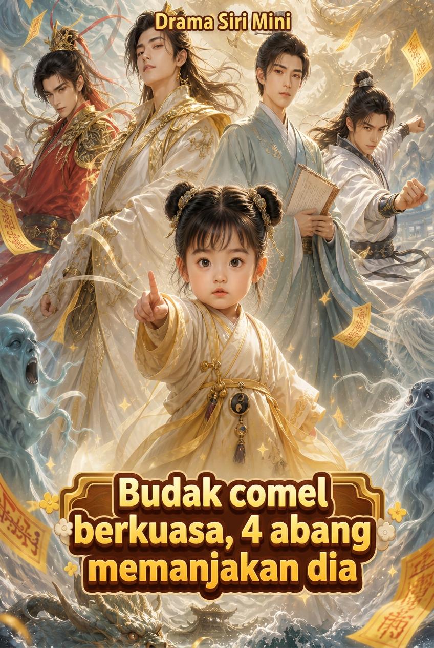 Budak comel berkuasa, 4 abang memanjakan dia