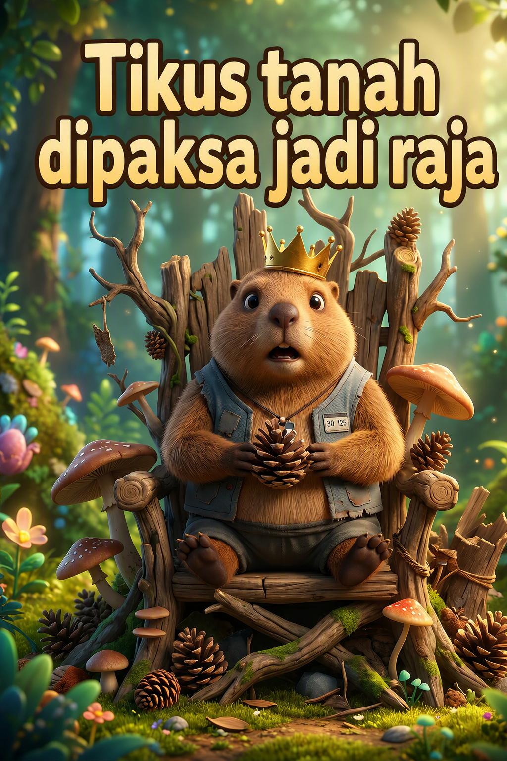 Tikus tanah dipaksa jadi raja