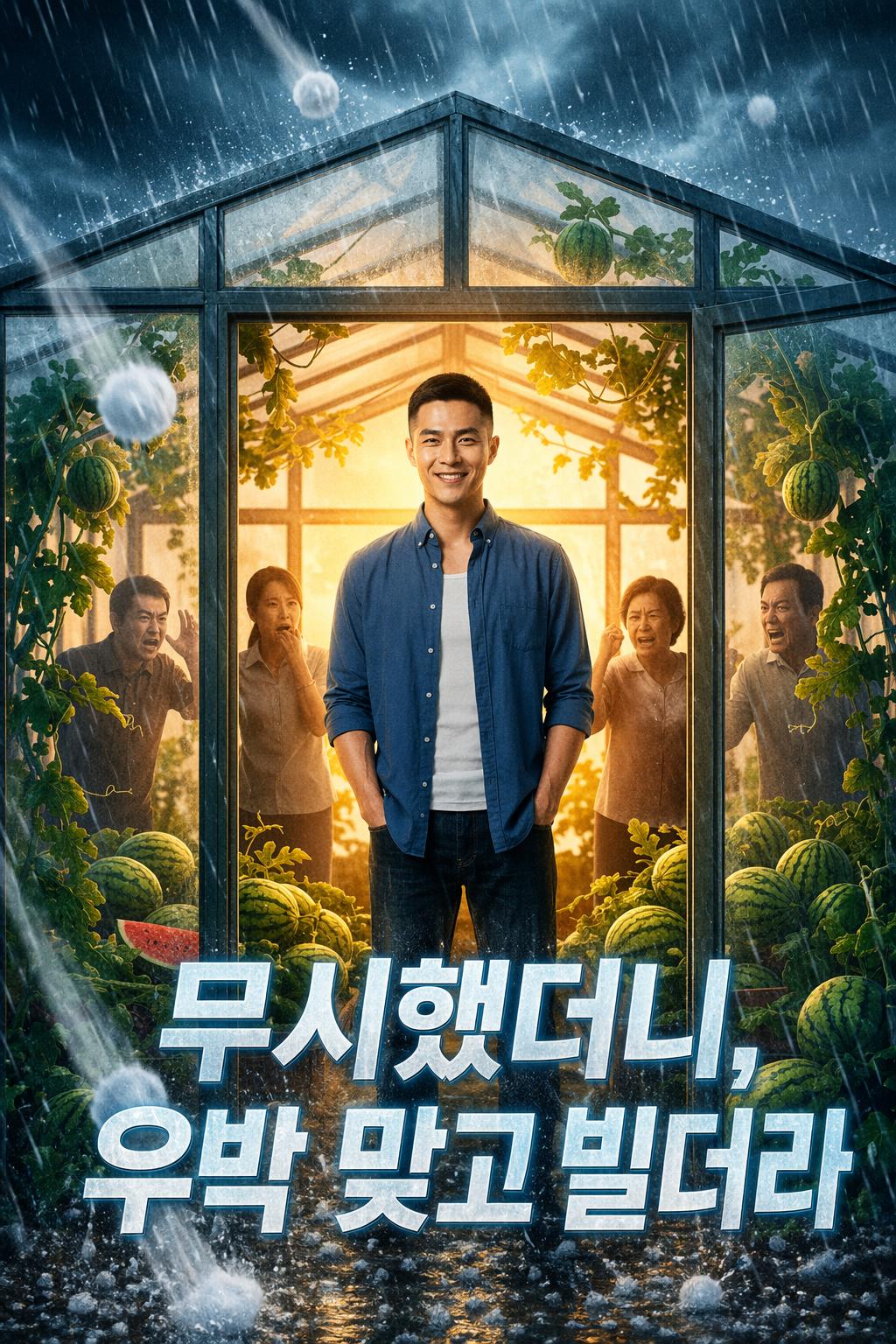 무시했더니, 우박 맞고 빌더라