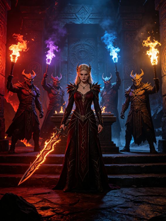 Dragonborn The Four Flames