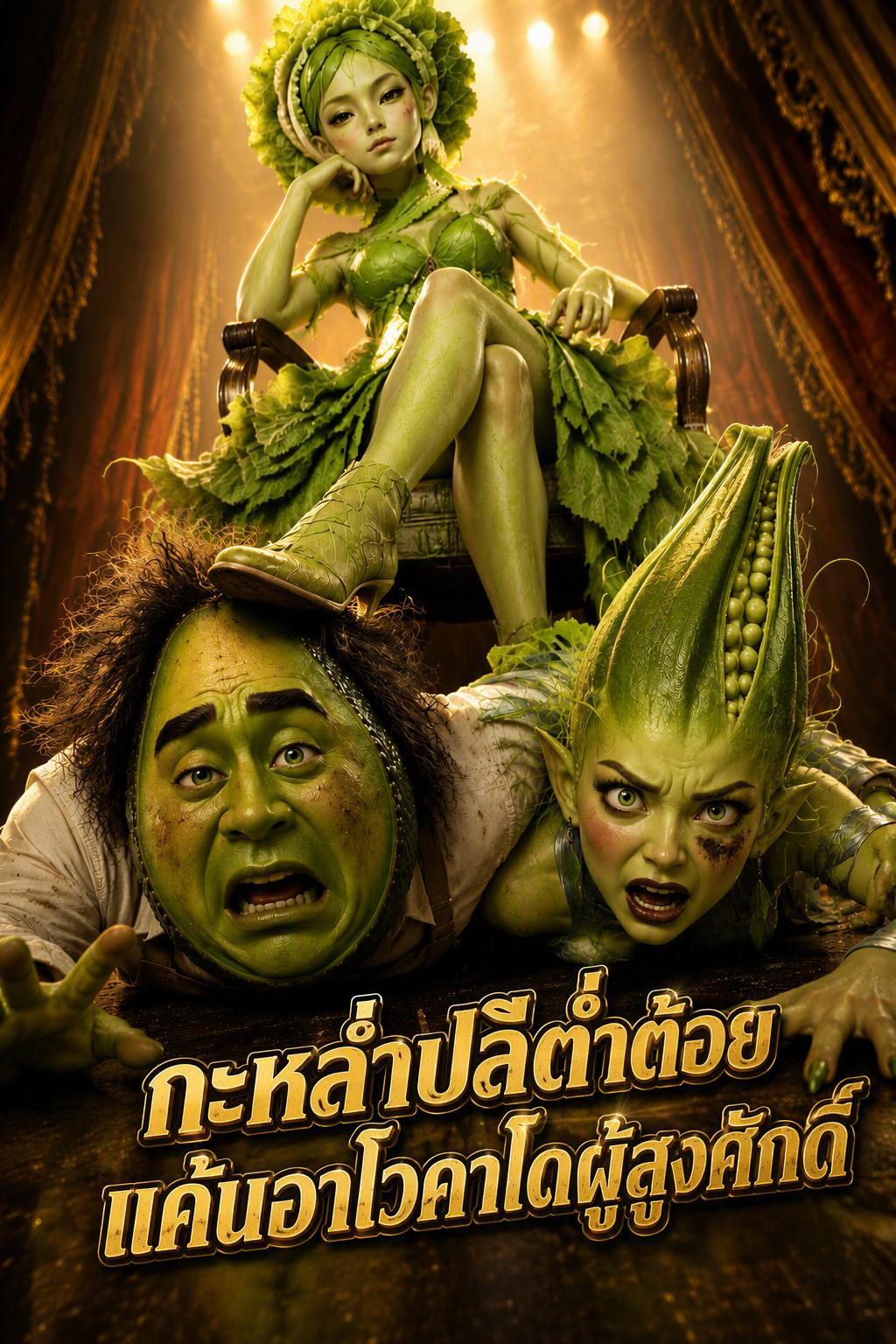กะหล่ำปลีต่ำต้อยแค้นอาโวคาโดผู้สูงศักดิ์