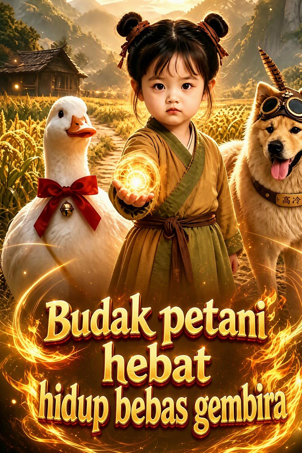 Budak petani hebat hidup bebas gembira