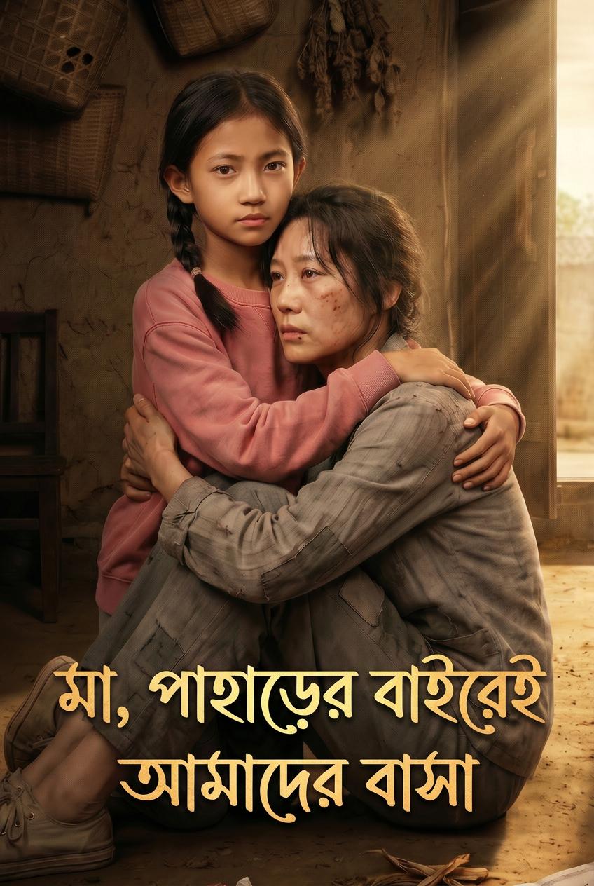 পাহাড়ের বাইরেই মা-মেয়ের বাসা