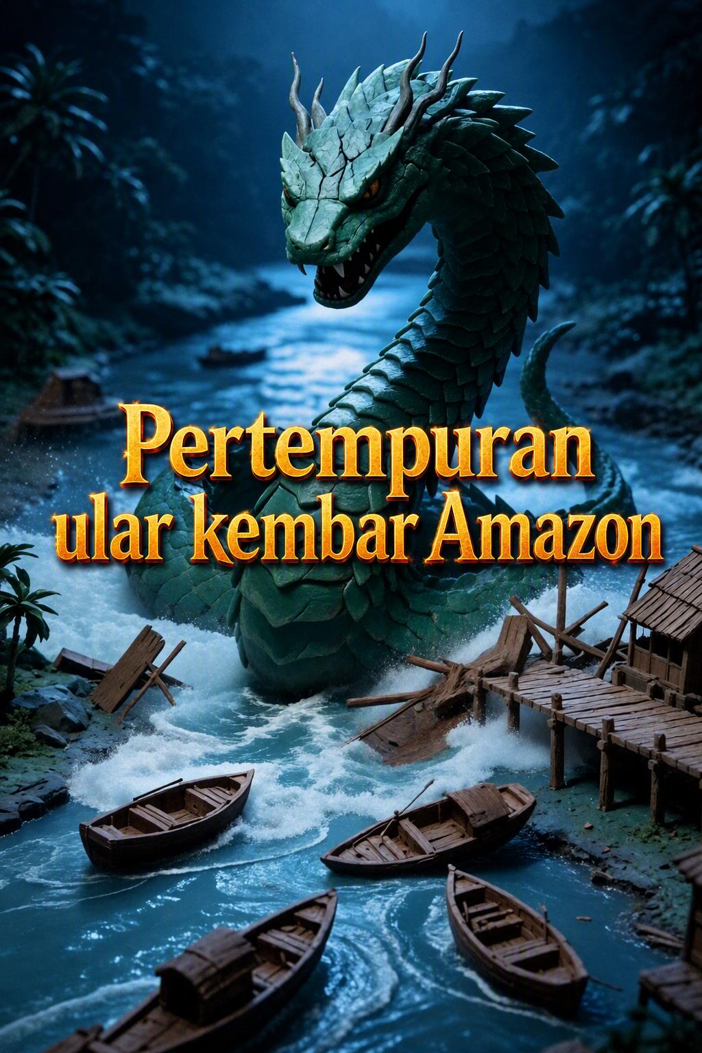 Pertempuran ular kembar Amazon