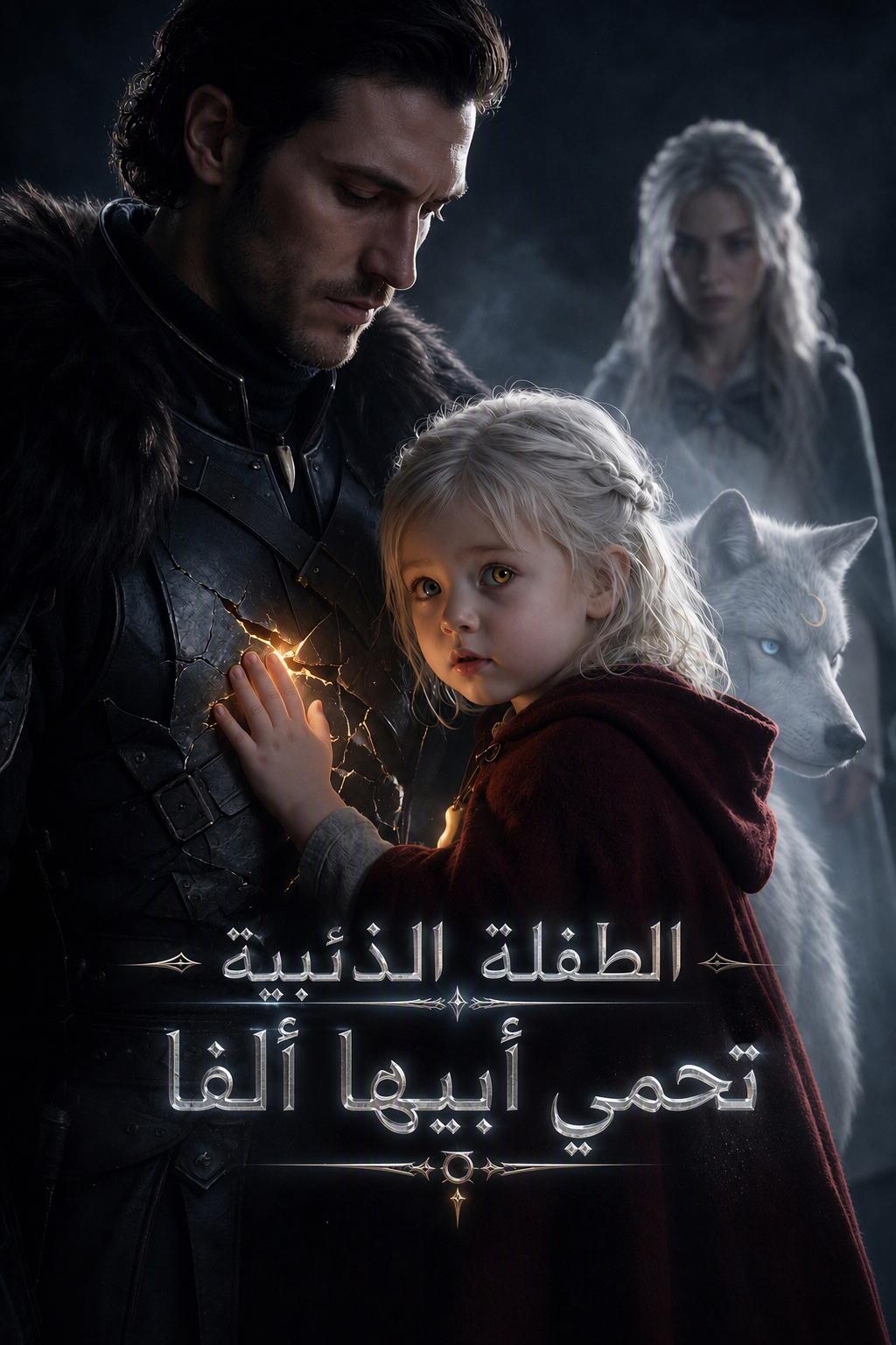 الطفلة الذئبية تحمي أبيها ألفا