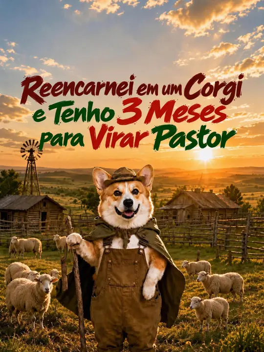 Reencarnei em um Corgi e Tenho 3 Meses para Virar Pastor