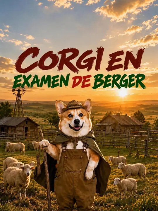 Corgi à l’examen de chien de berger