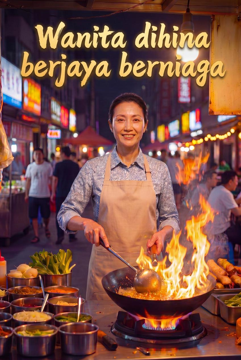 Wanita dihina berjaya berniaga