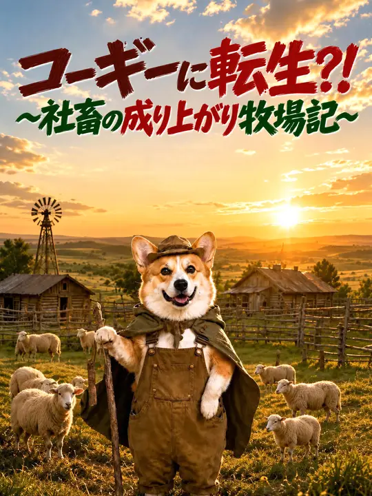 コーギーに転生？！～社畜の成り上がり牧場記～
