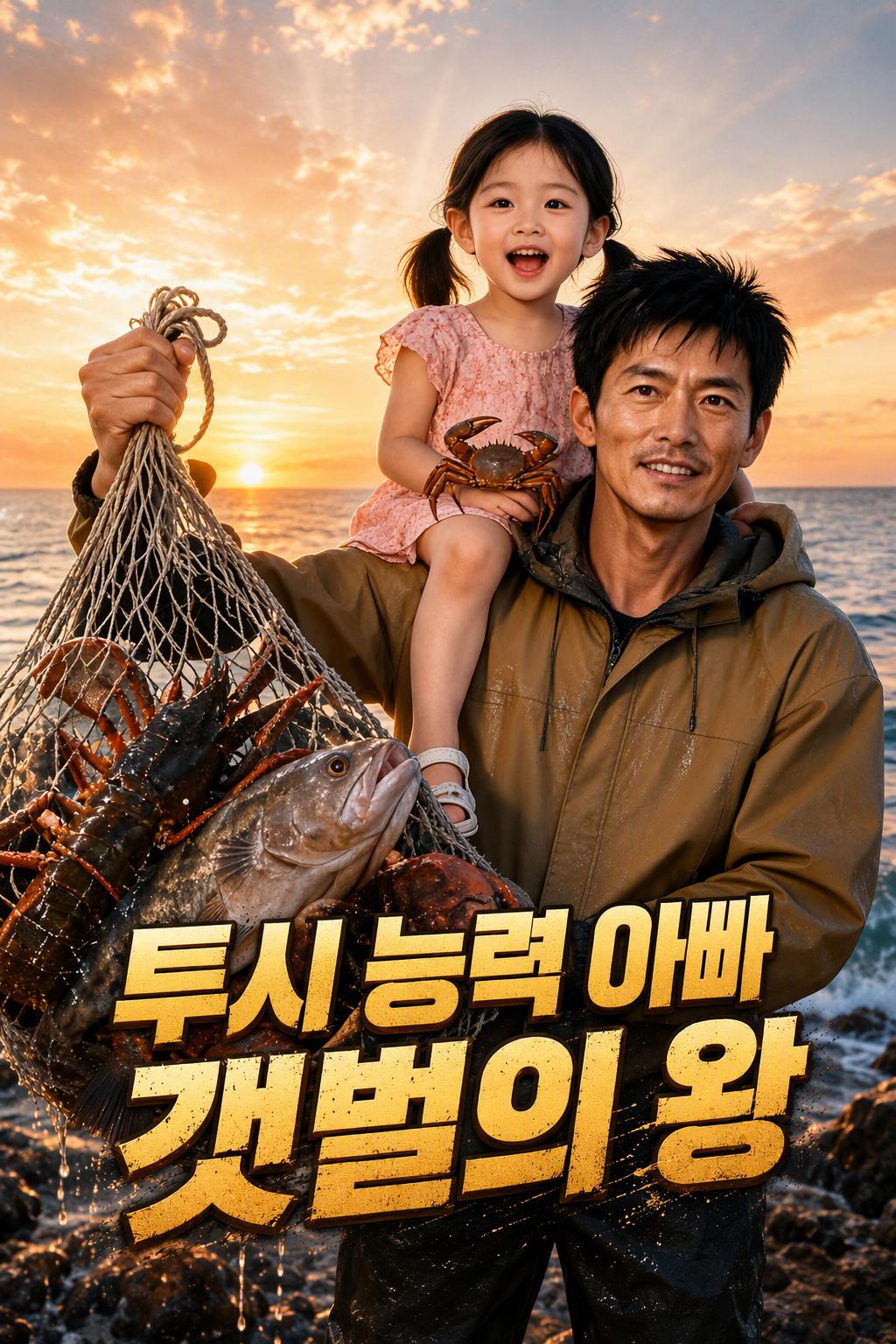 투시 능력 가진 아빠, 바다 채집으로 왕이 되다