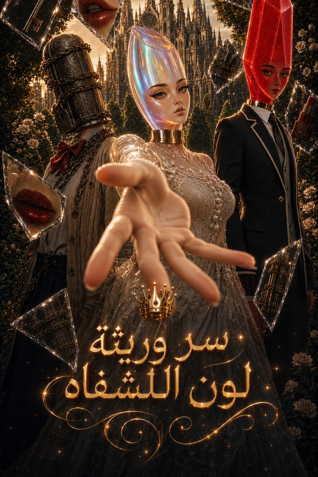 وريثة إمبراطورية أحمر الشفاه والسر المقفل