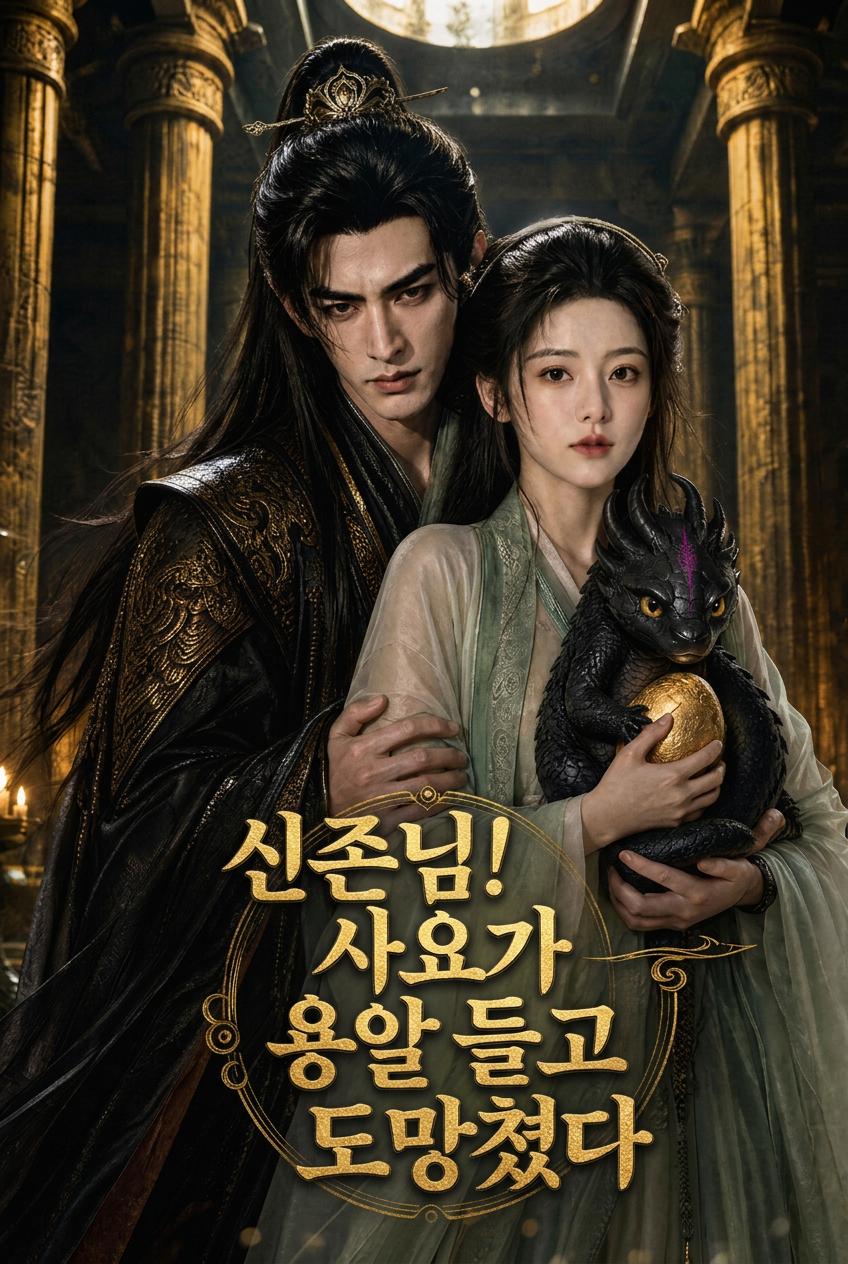 맙소사! 뱀이 알을 물고 달아났다