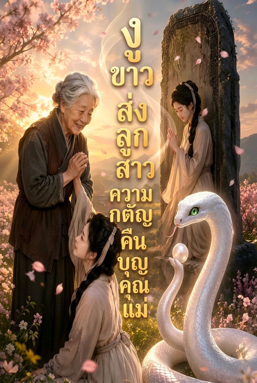 รางวัลแห่งความกตัญญูจากงูขาว