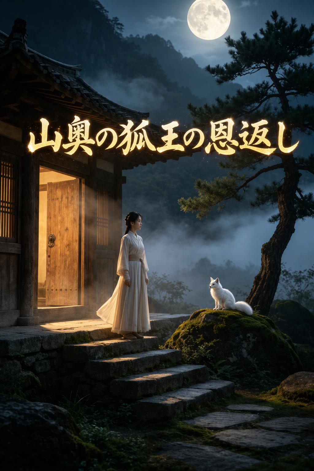 山奥の狐王の恩返し