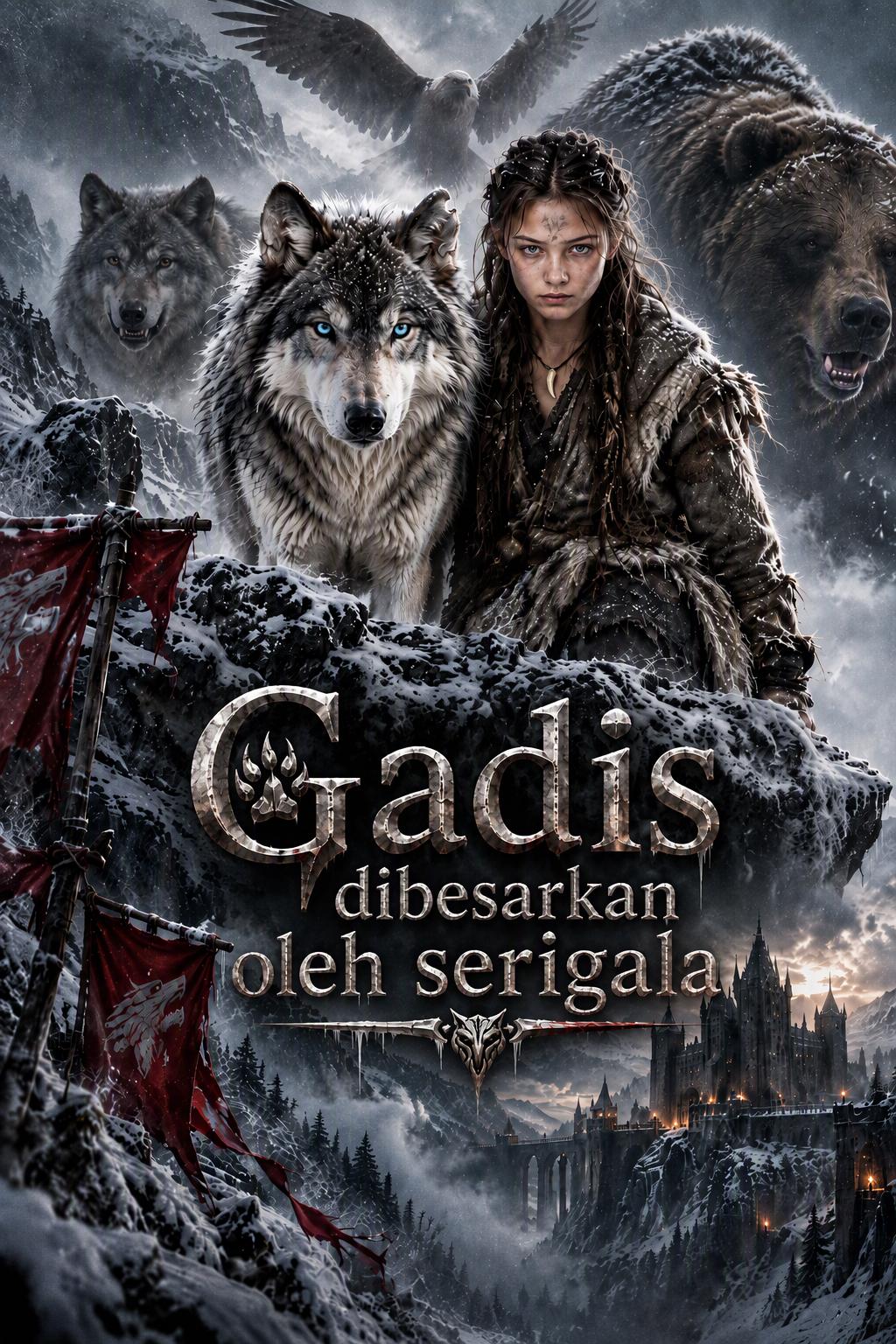Gadis dibesarkan oleh serigala