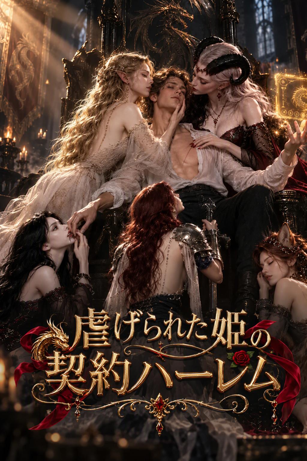 虐げられた姫の契約ハーレム