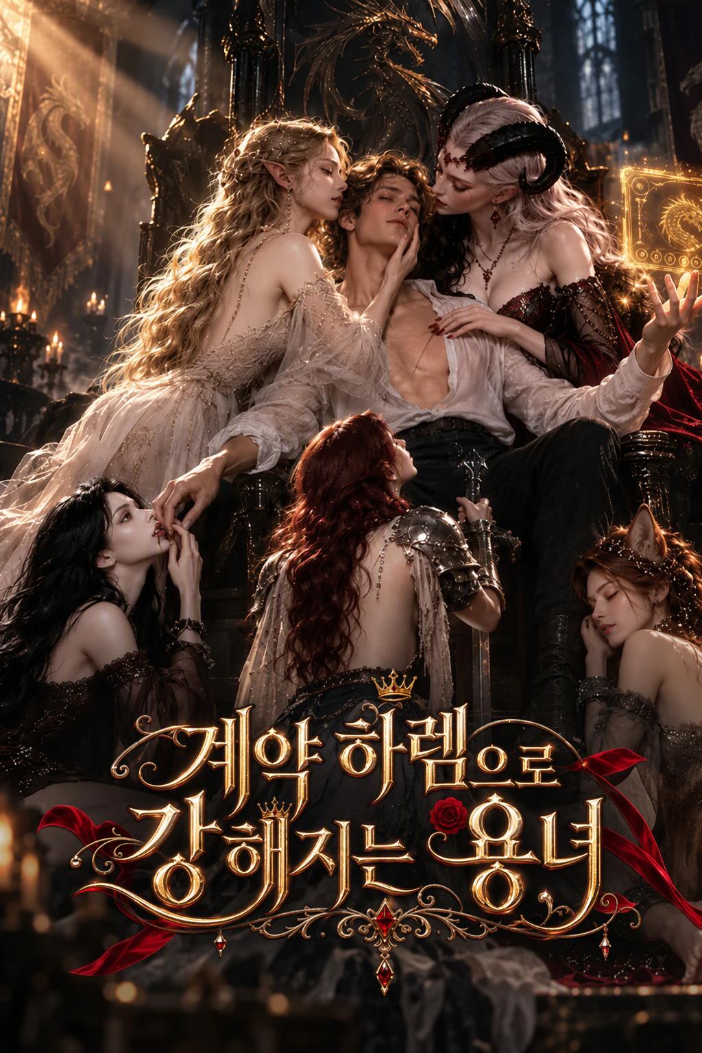 계약 하렘으로 강해지는 용녀