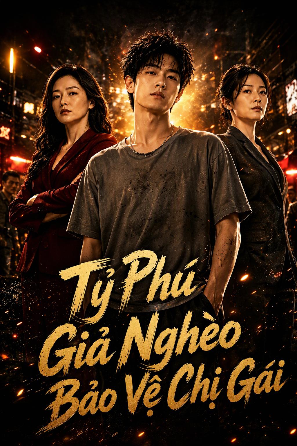 Em út tỷ phú bảo vệ anh chị mình