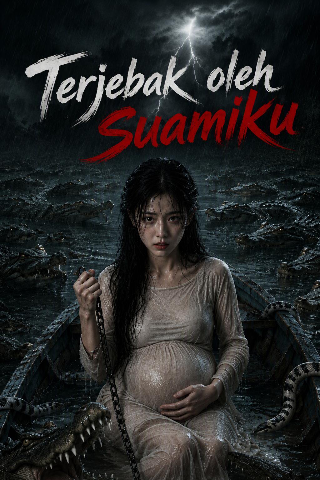 Istri hamil terjebak kolam buaya