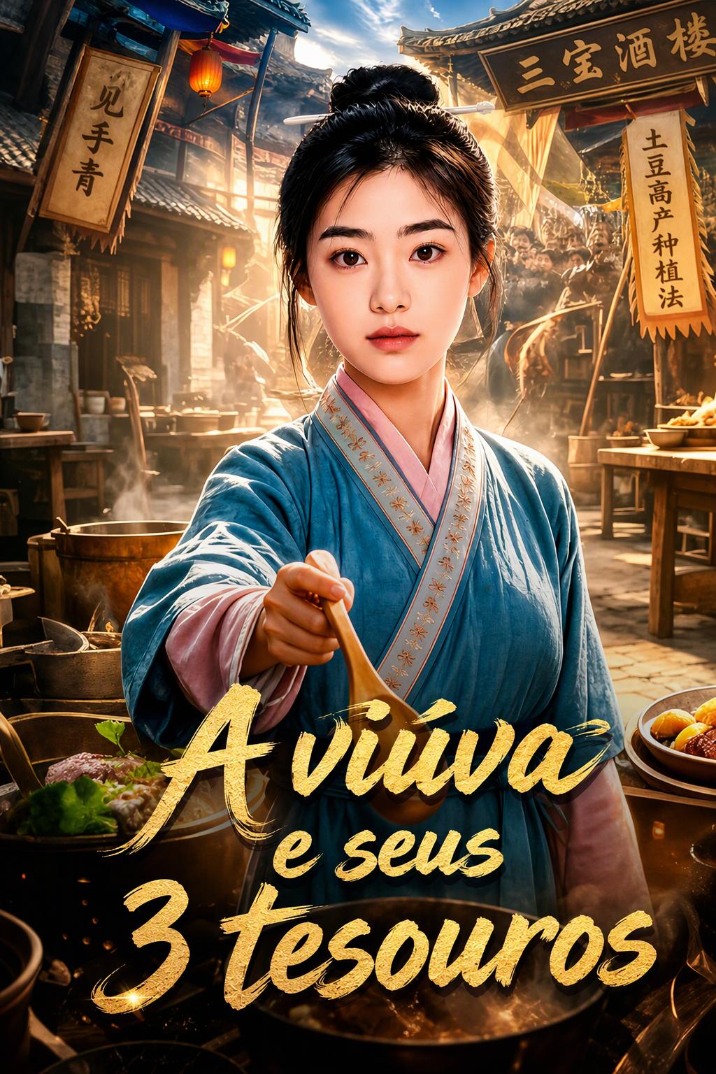 A viúva rica com três filhos