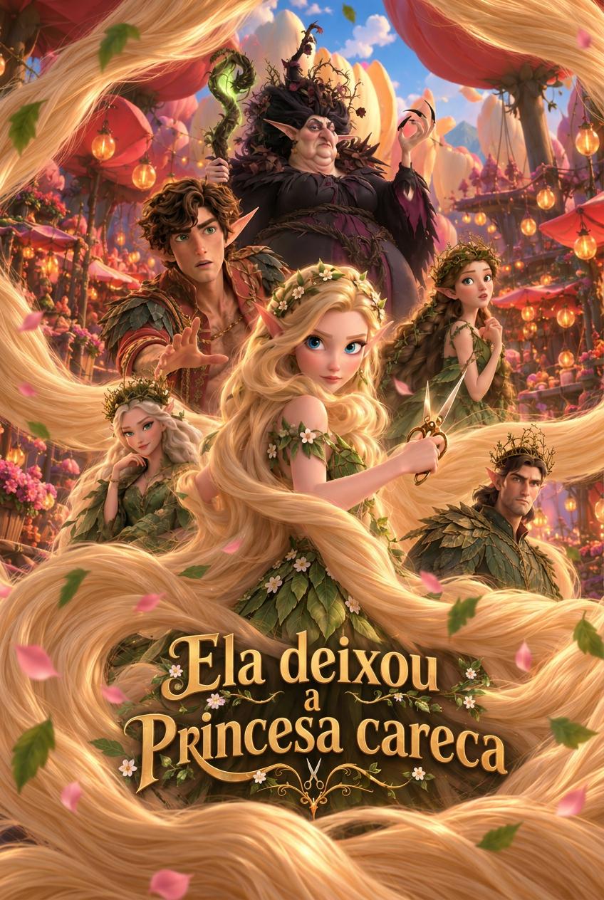 Ela Raspou a Princesa até Deixá-la Careca