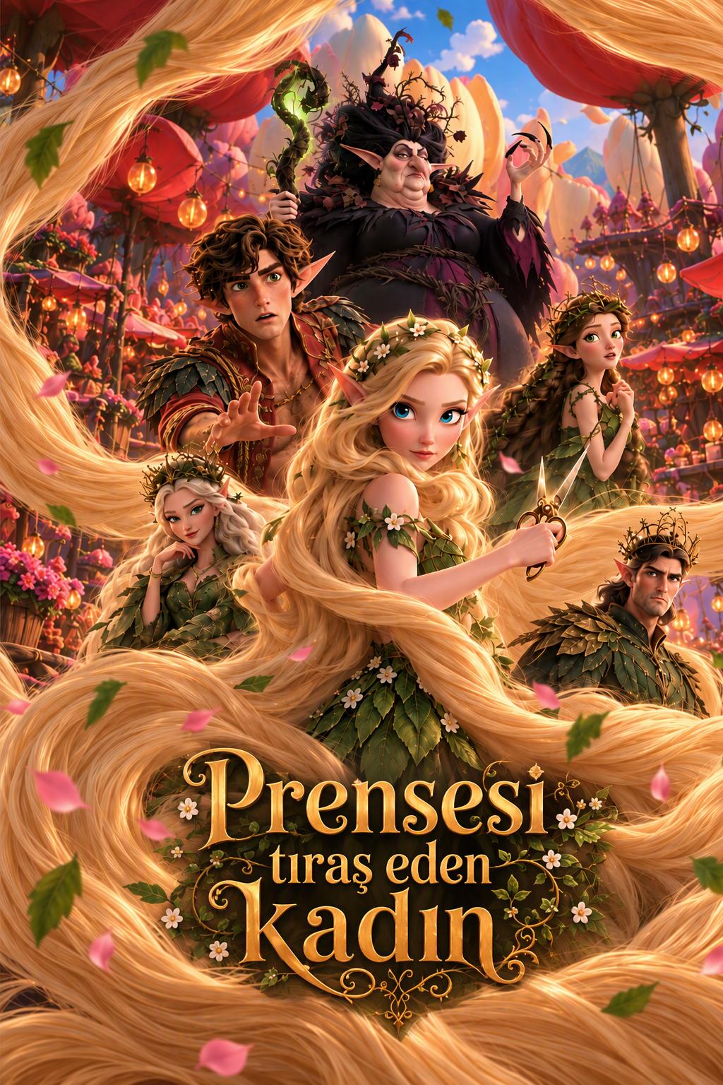Prensesi tıraş eden kadın