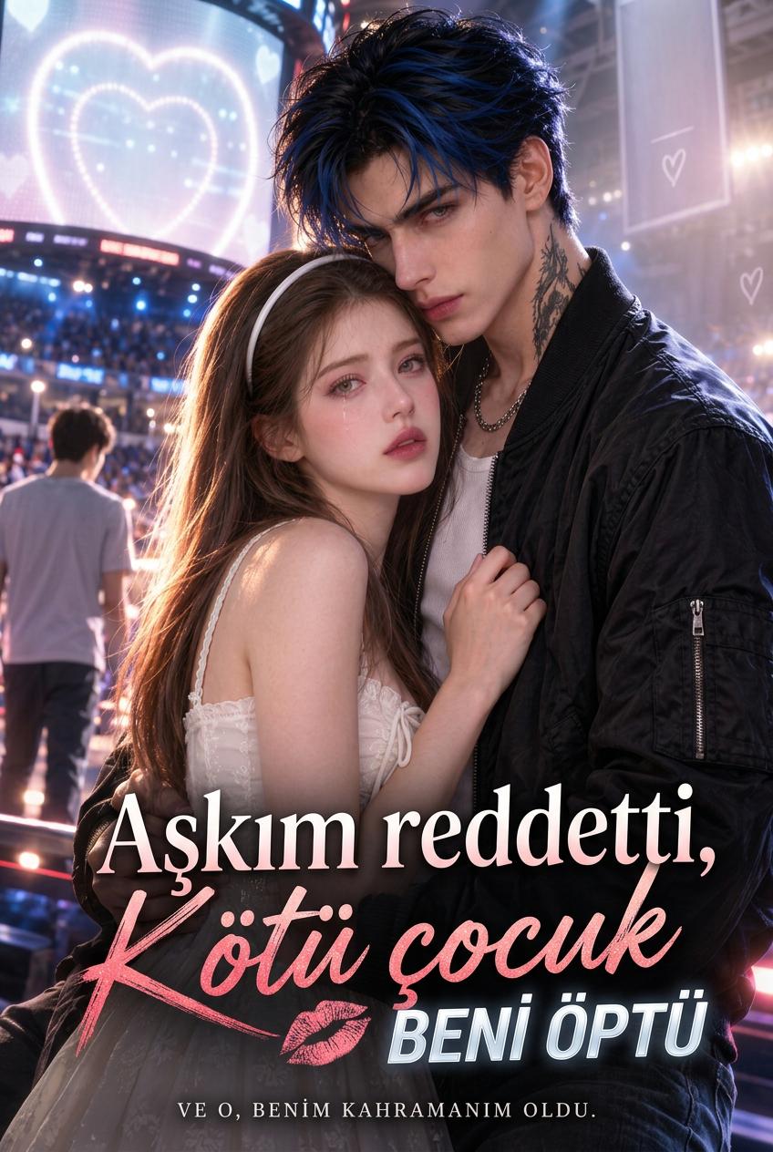 Aşkım reddetti, kötü çocuk beni öptü