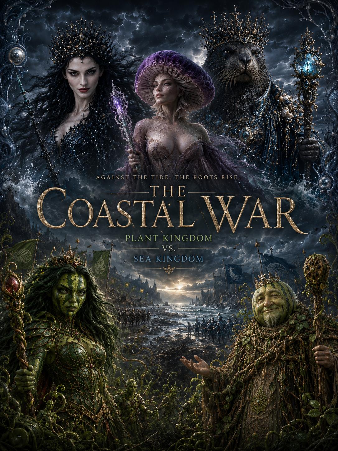 The Coastal War:Plant Kingdom vs. Sea Kingdom
