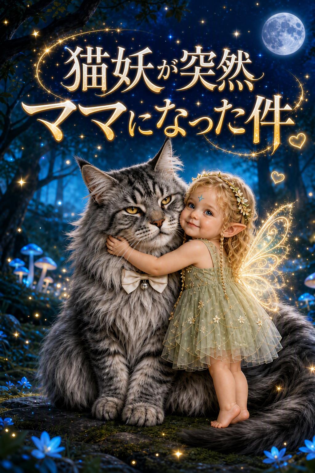 猫妖が突然ママになった件
