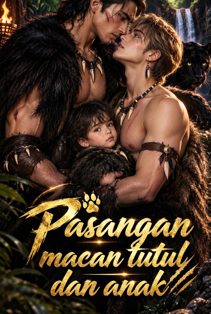 Pasangan macan tutul dan anak