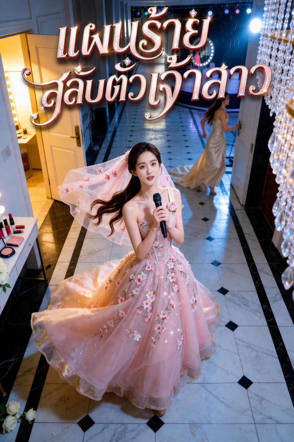 สาวประคิณใส่ชุดขาว แย่งเจ้าบ่าวในวิวาห์