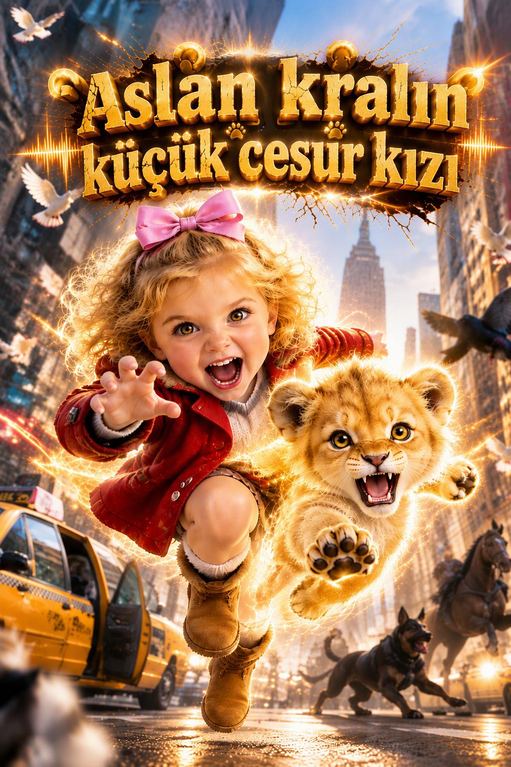 Aslan kralın küçük cesur kızı
