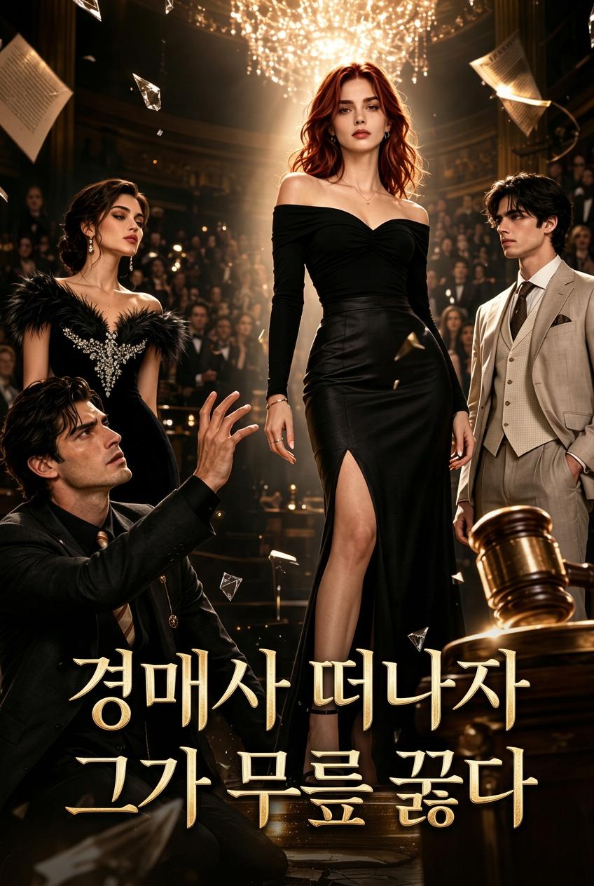 경매사 떠나자 그가 무릎 꿇다