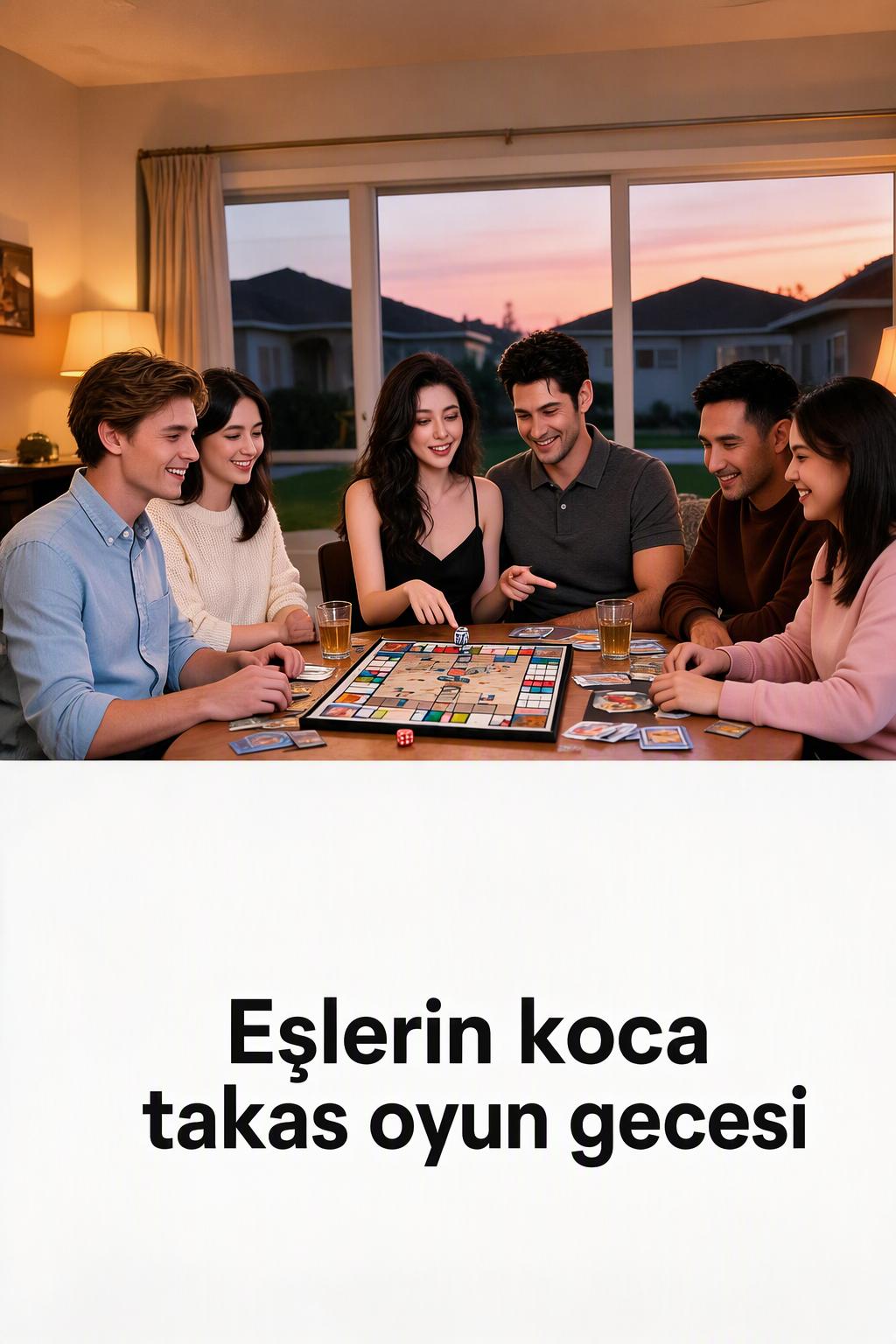 Eşlerin koca takas oyun gecesi