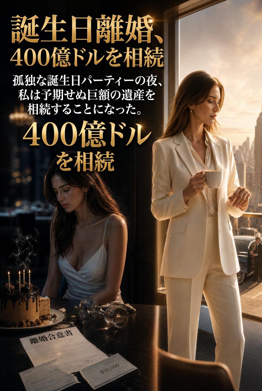 誕生日に離婚され、400億ドルを相続した